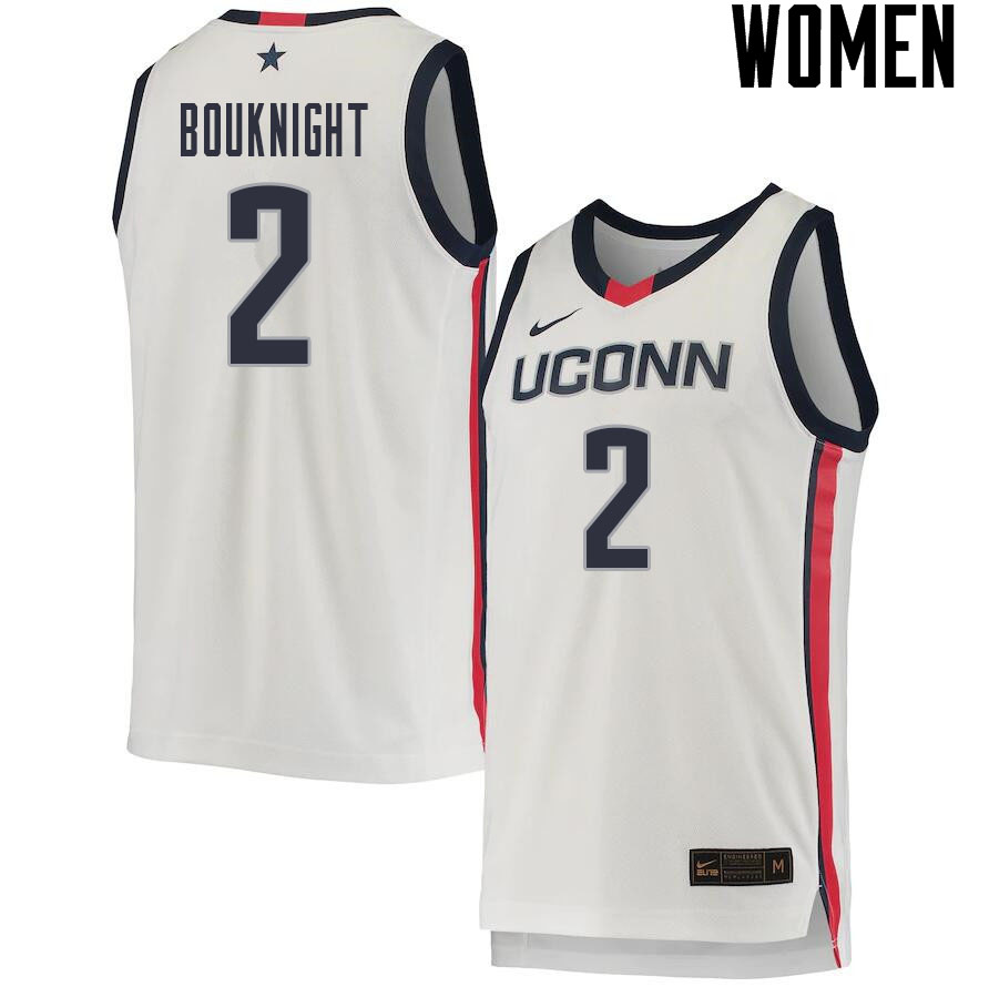 2021 Women #2 James Bouknight Uconn Huskies College Basketball Jerseys Sale-White